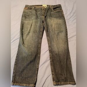 44x30 Ariat Men's M2 Relaxed Fit Boot Cut Blue Jeans